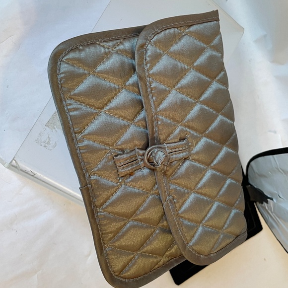 Vintage Brighton Bib Choker New with Tag, Quilted Pouch, Floral Motif - Picture 7 of 11